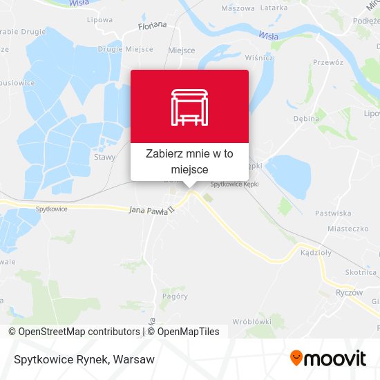 Mapa Spytkowice Rynek