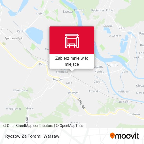 Mapa Ryczów Za Torami