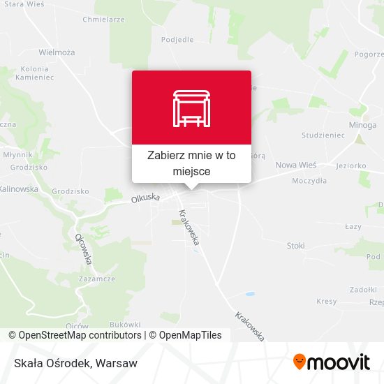 Mapa Skała Ośrodek