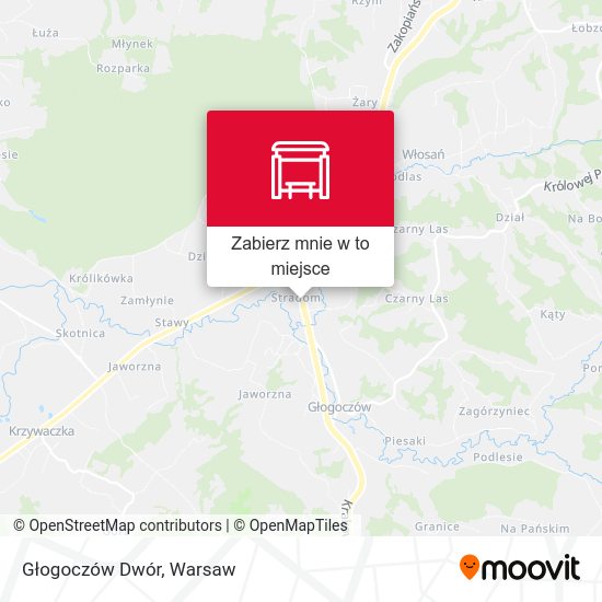 Mapa Głogoczów Dwór