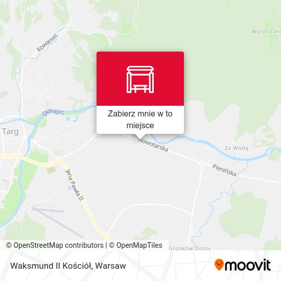 Mapa Waksmund II Kościół