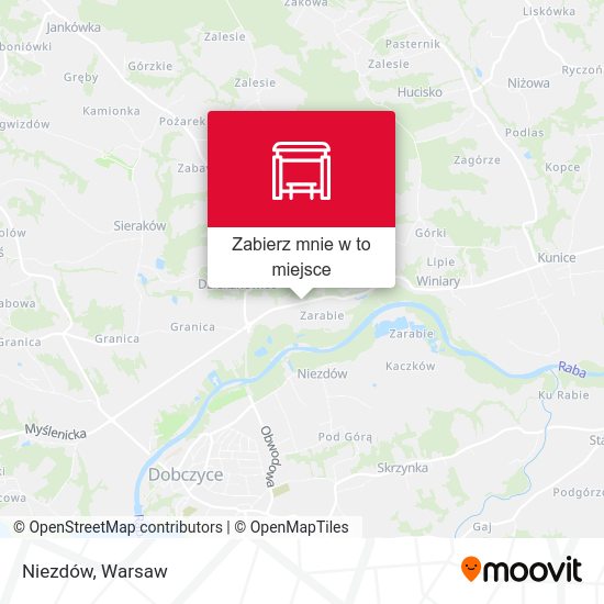 Mapa Niezdów