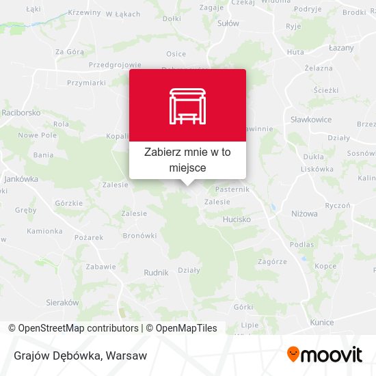 Mapa Grajów Dębówka