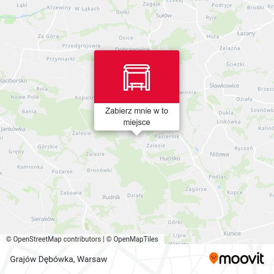 Mapa Grajów Dębówka