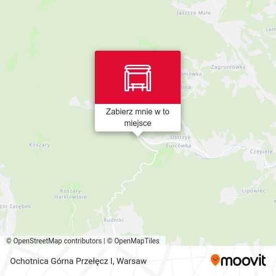 Mapa Ochotnica Górna Przełęcz I