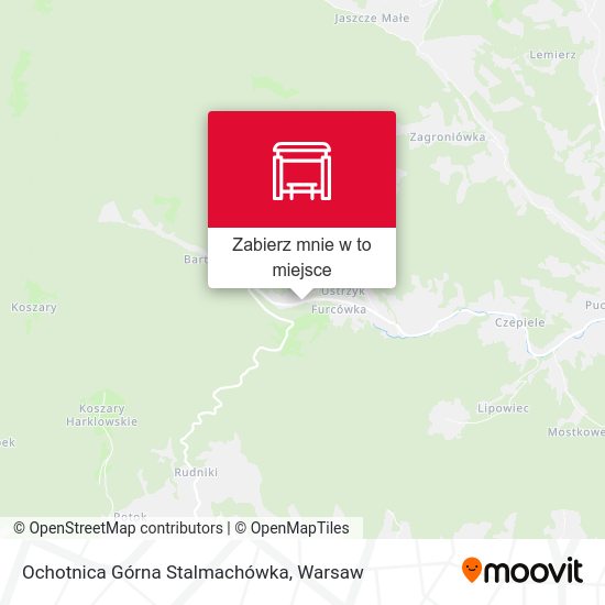 Mapa Ochotnica Górna Stalmachówka