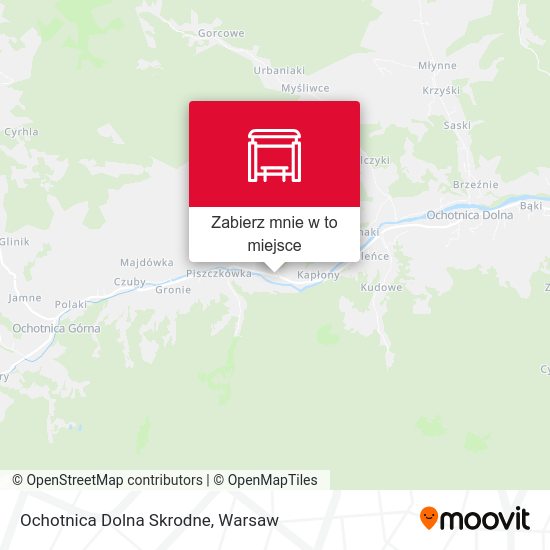 Mapa Ochotnica Dolna Skrodne