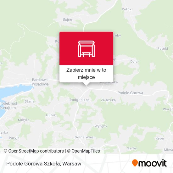 Mapa Podole Górowa Szkoła