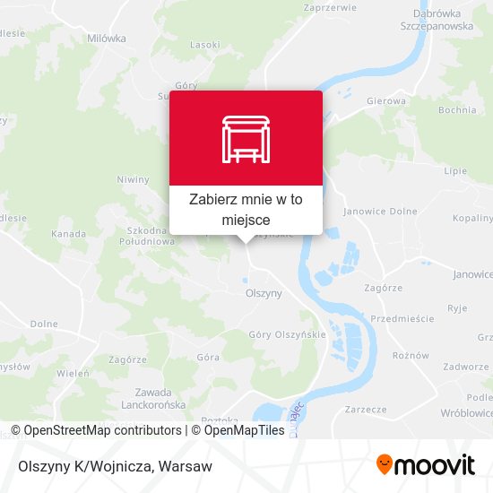 Mapa Olszyny K/Wojnicza