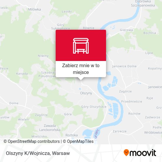 Mapa Olszyny K/Wojnicza