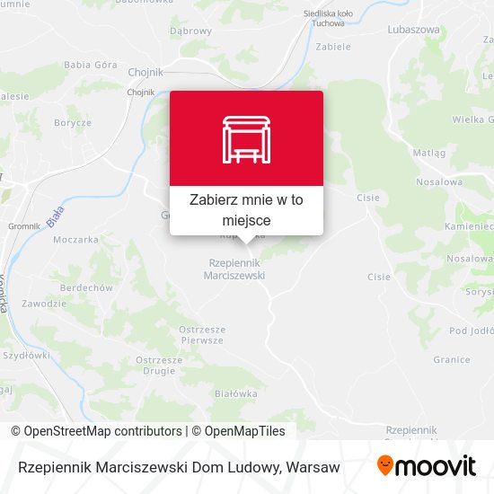 Mapa Rzepiennik Marciszewski Dom Ludowy