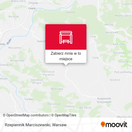 Mapa Rzepiennik Marciszewski