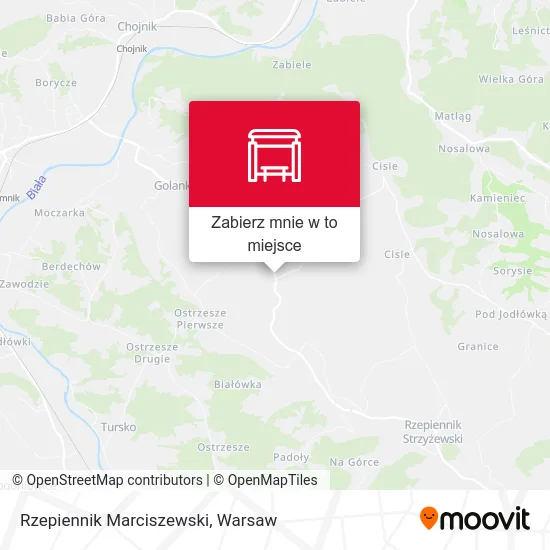 Mapa Rzepiennik Marciszewski