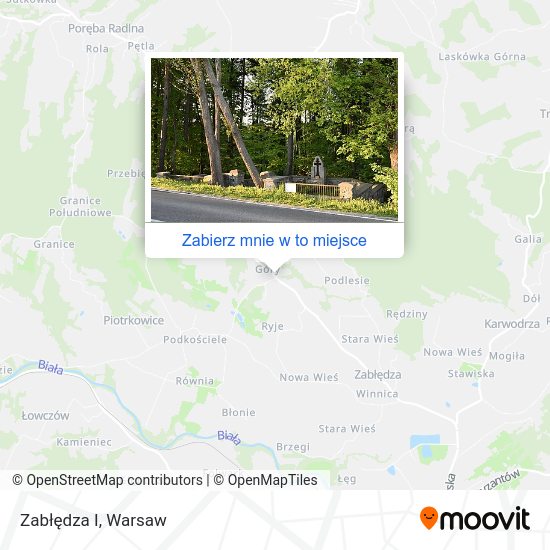 Mapa Zabłędza I