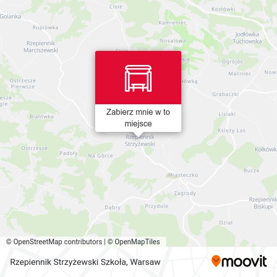 Mapa Rzepiennik Strzyżewski Szkoła