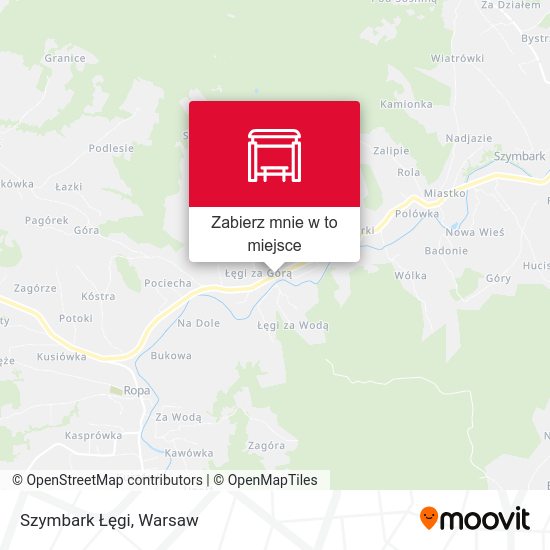 Mapa Szymbark Łęgi