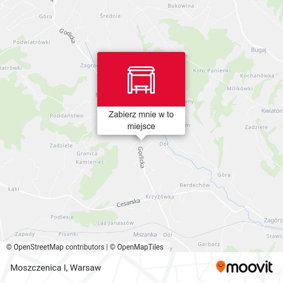 Mapa Moszczenica I