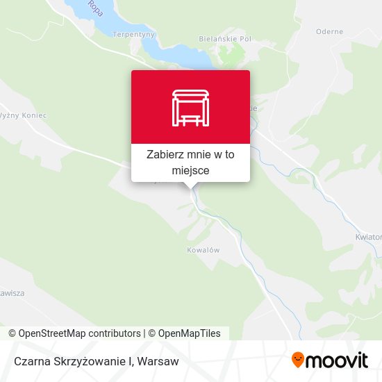 Mapa Czarna Skrzyżowanie I