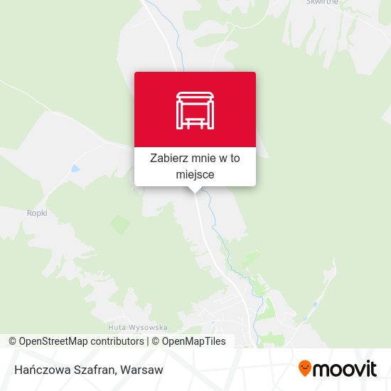 Mapa Hańczowa Szafran