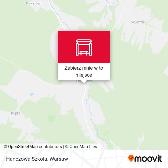 Mapa Hańczowa Szkoła