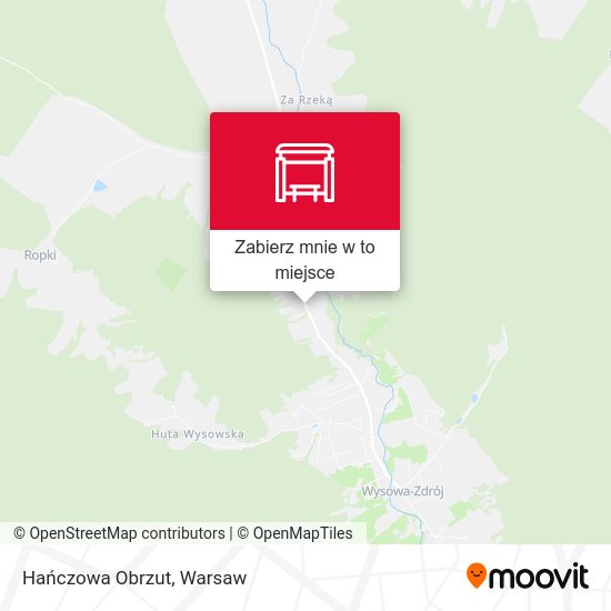 Mapa Hańczowa Obrzut