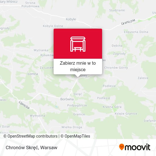 Mapa Chronów Skręć