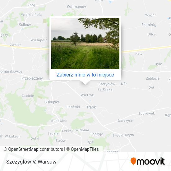 Mapa Szczygłów V