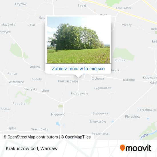 Mapa Krakuszowice I