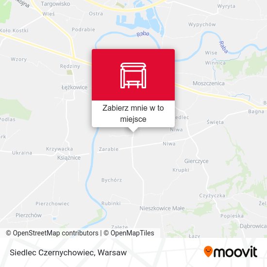 Mapa Siedlec Czernychowiec