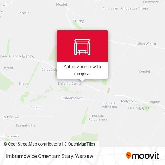 Mapa Imbramowice Cmentarz Stary