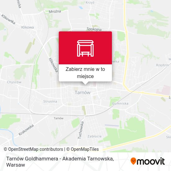 Mapa Tarnów Goldhammera - Akademia Tarnowska