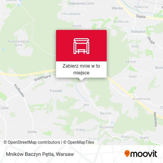 Mapa Mników Baczyn Pętla