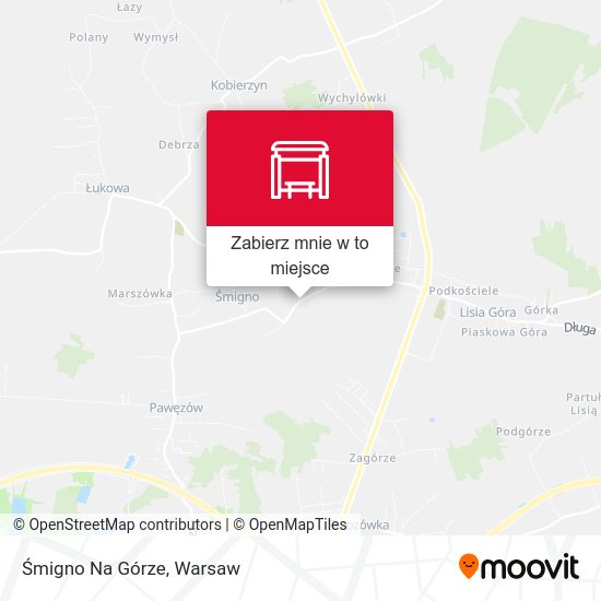 Mapa Śmigno Na Górze