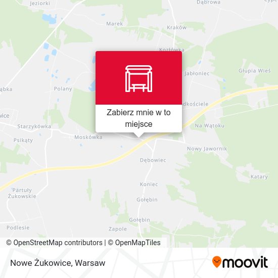 Mapa Nowe Żukowice