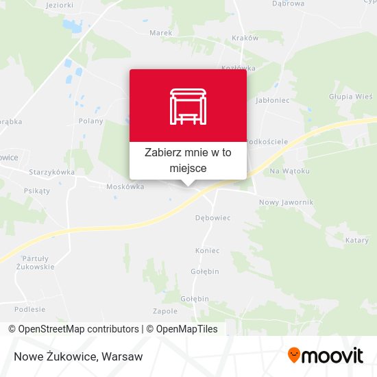 Mapa Nowe Żukowice