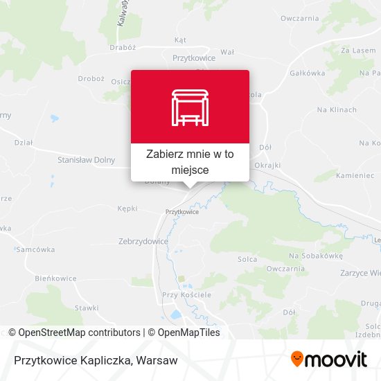 Mapa Przytkowice Kapliczka