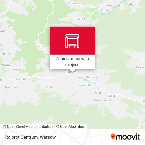 Mapa Rajbrot Centrum