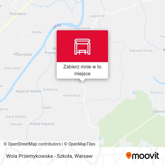 Mapa Wola Przemykowska - Szkoła