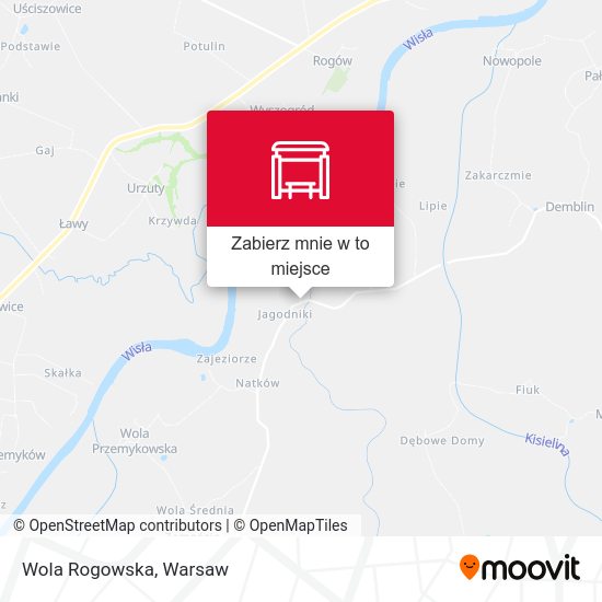 Mapa Wola Rogowska