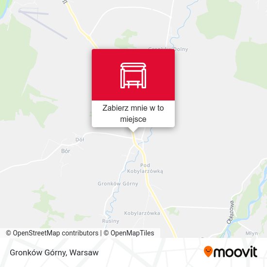 Mapa Gronków Górny