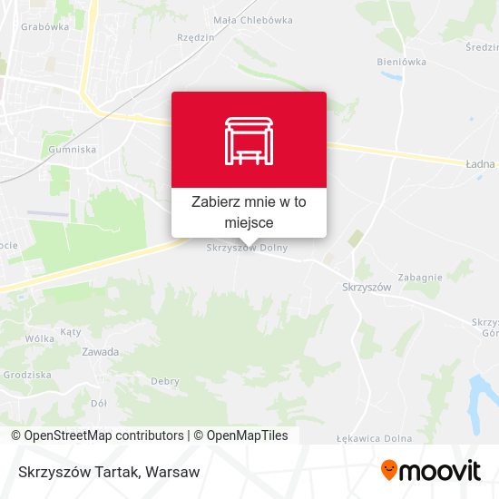 Mapa Skrzyszów Tartak