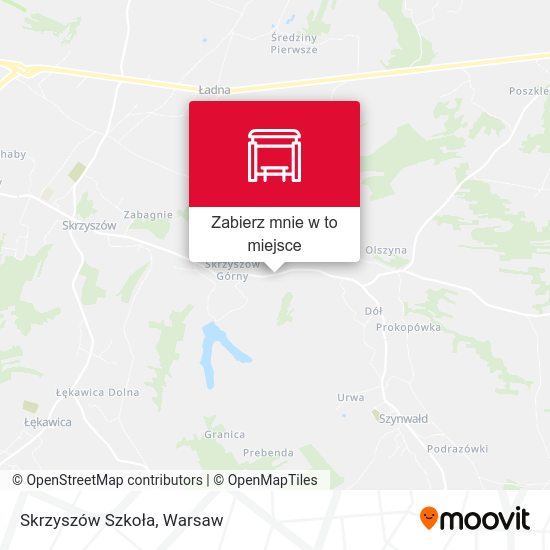 Mapa Skrzyszów Szkoła