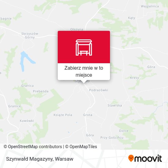 Mapa Szynwałd Magazyny