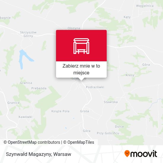 Mapa Szynwałd Magazyny