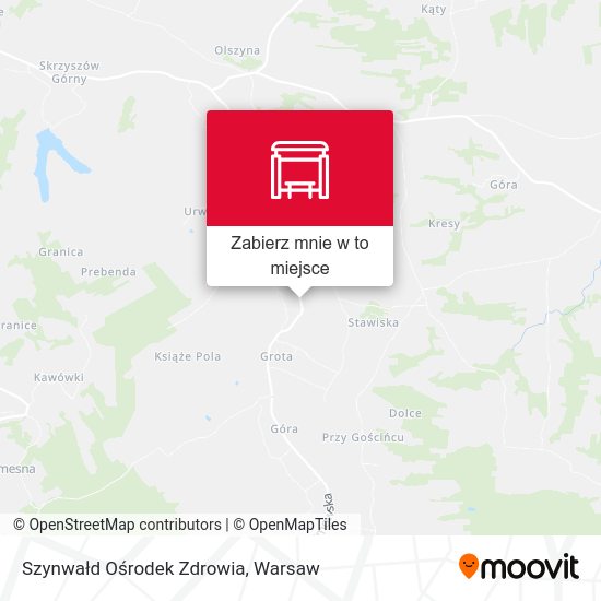 Mapa Szynwałd Ośrodek Zdrowia