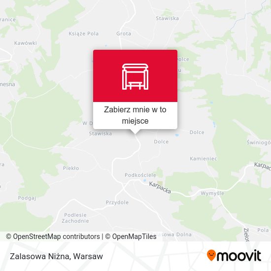 Mapa Zalasowa Niżna