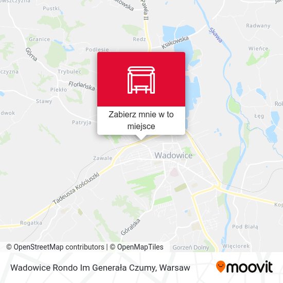 Mapa Wadowice Rondo Im Generała Czumy