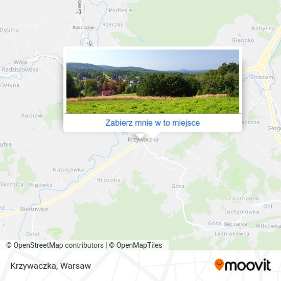 Mapa Krzywaczka