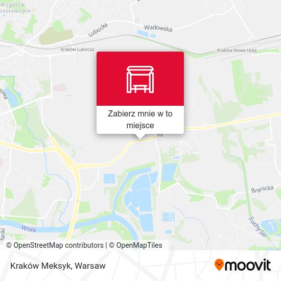 Mapa Kraków Meksyk