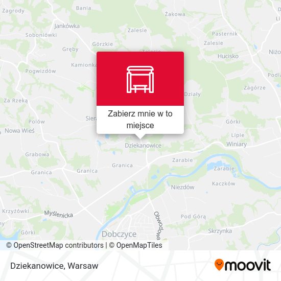 Mapa Dziekanowice